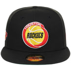 Houston Rockets NBA Black Dome New Era 59FIFTY