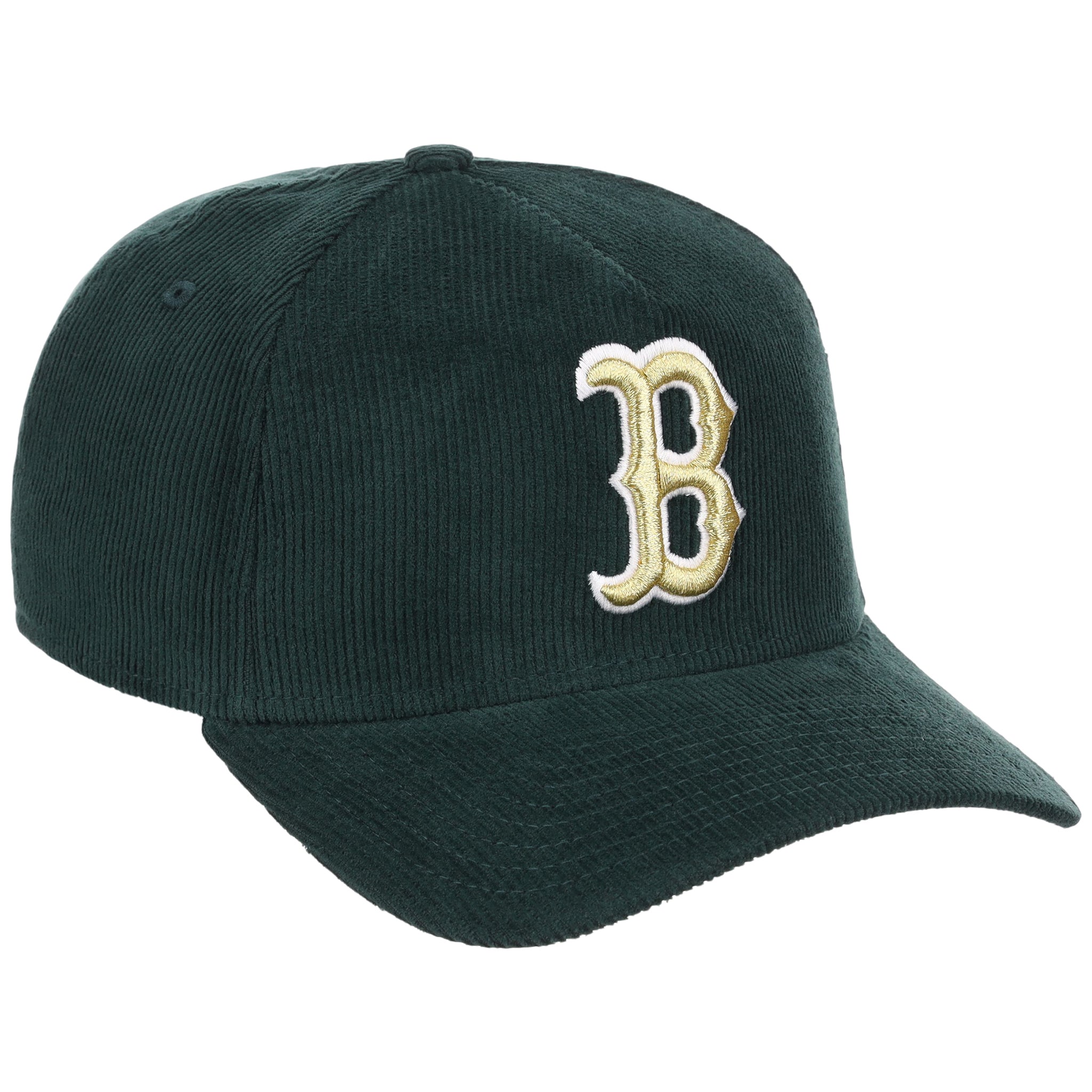 Boston Red Sox MLB Dark Green Cord FASHION CORE New Era 9FORTY A-Frame