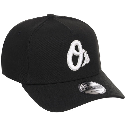 Baltimore Orioles MLB Black x White FASHION CORE New Era 9FORTY A-Frame
