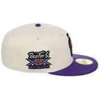 Toronto Raptors NBA Chrome OTC New Era 59FIFTY (Chrome/Purple)