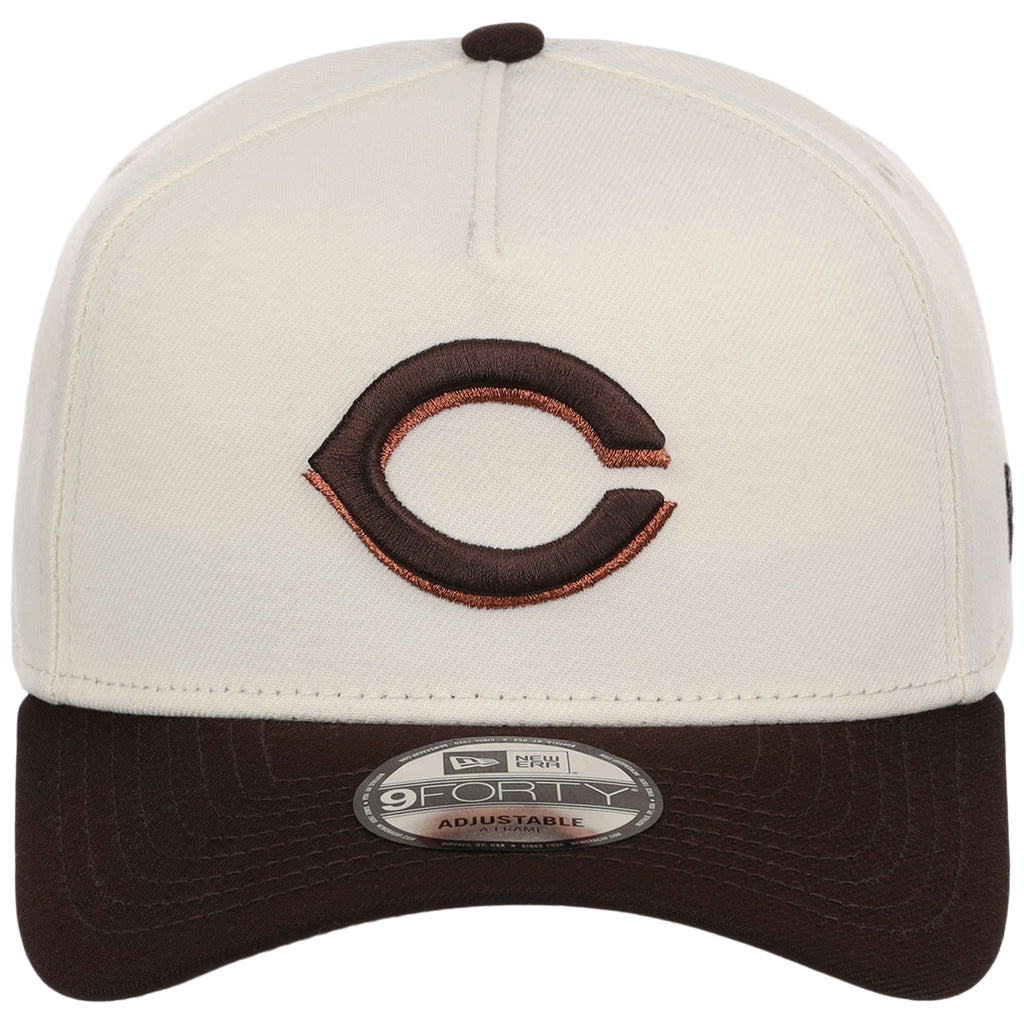 Cincinnati Reds MLB Chrome x Burnt Wood FASHION CORE New Era 9FORTY A-Frame