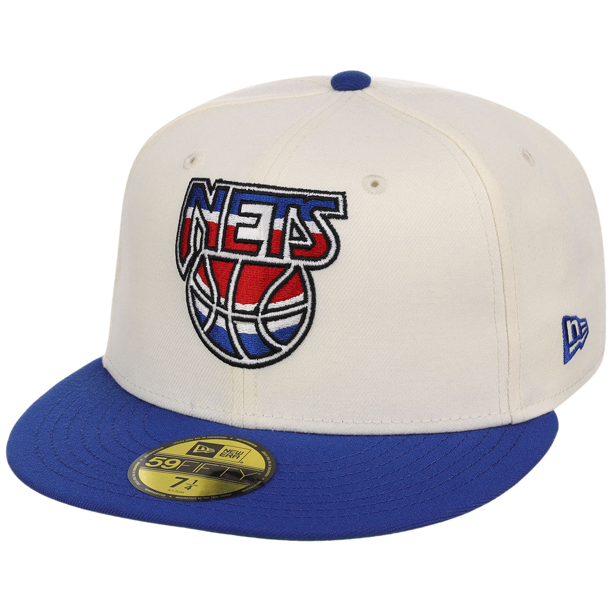 New Jersey Nets NBA Chrome OTC New Era 59FIFTY (Chrome/Royal)