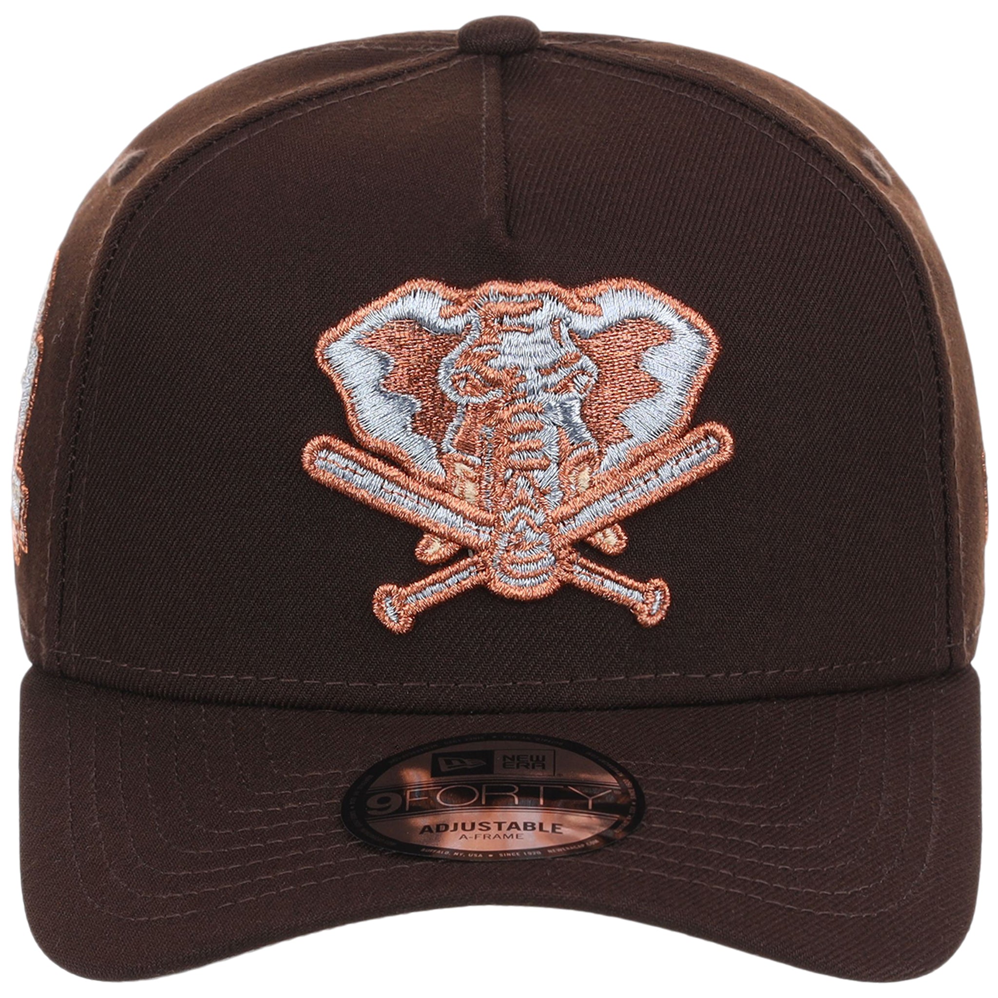 Oakland Athletics MLB Frosted Bark New Era 9FORTY A-Frame