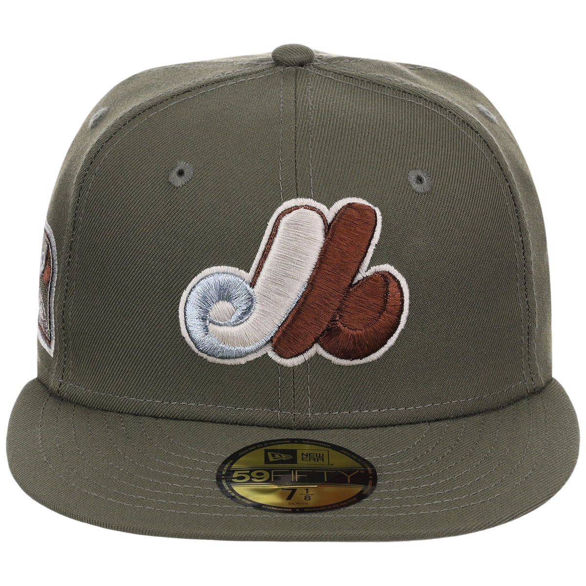 Montreal Expos MLB Olive Alloy New Era 59FIFTY