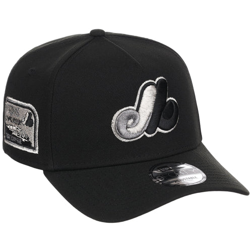 Montreal Expos MLB Liquid Titanium New Era 9FORTY A-Frame