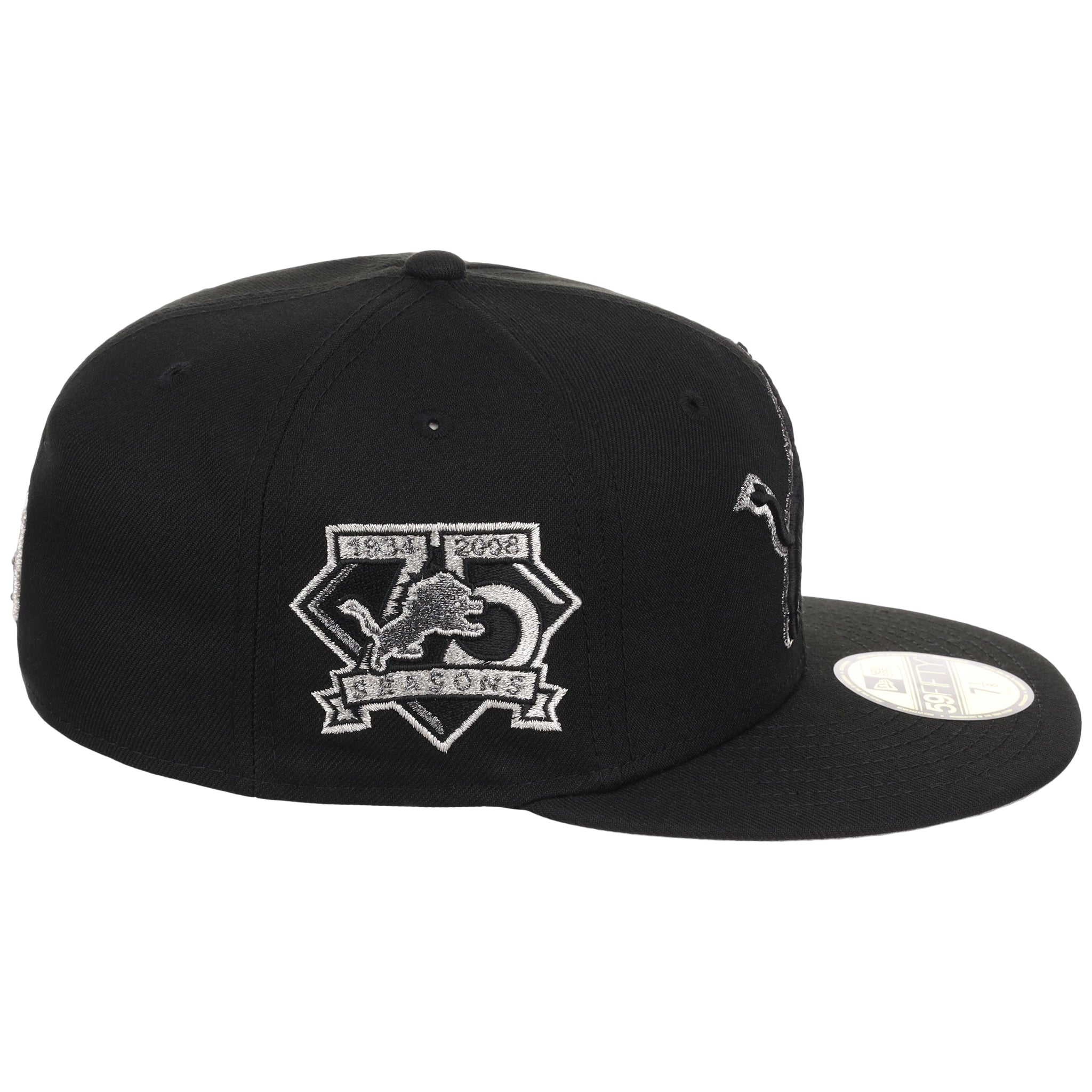 Detroit Lions NFL Liquid Titanium New Era 59FIFTY
