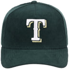 Texas Rangers MLB Dark Green Cord FASHION CORE New Era 9FORTY A-Frame