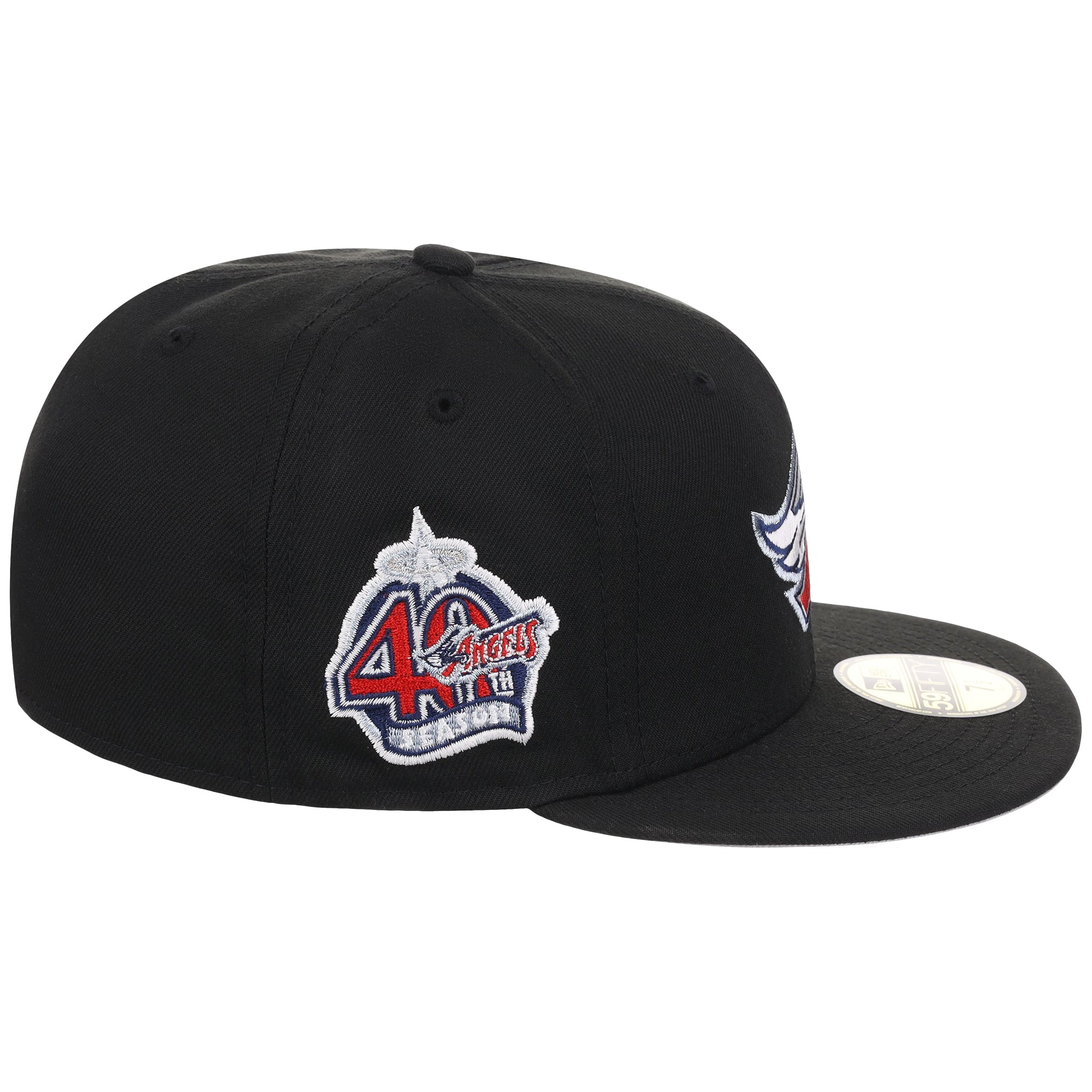 Anaheim Angels Crown the City New Era 59FIFTY Palm Tree (Black/Black/Gray) 1