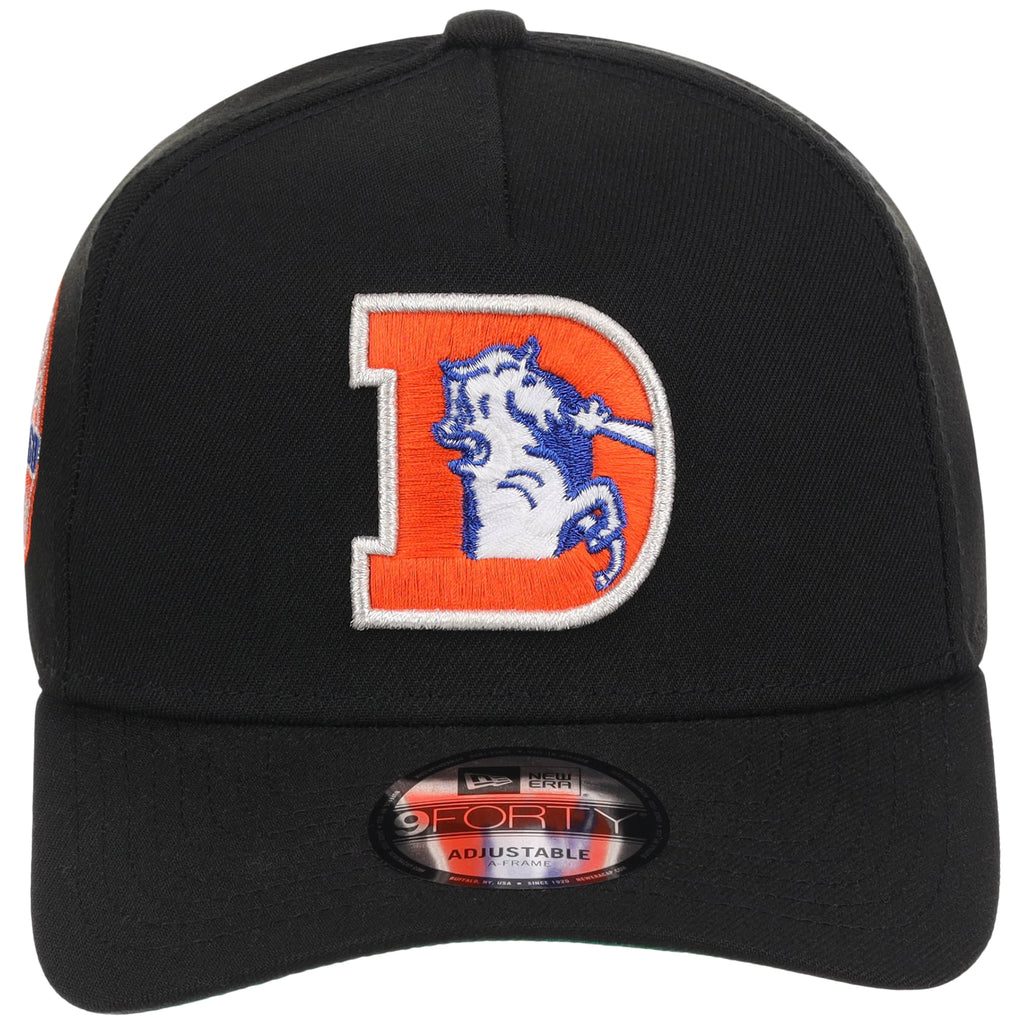 Denver Broncos NFL Black Dome New Era 9FORTY A-Frame