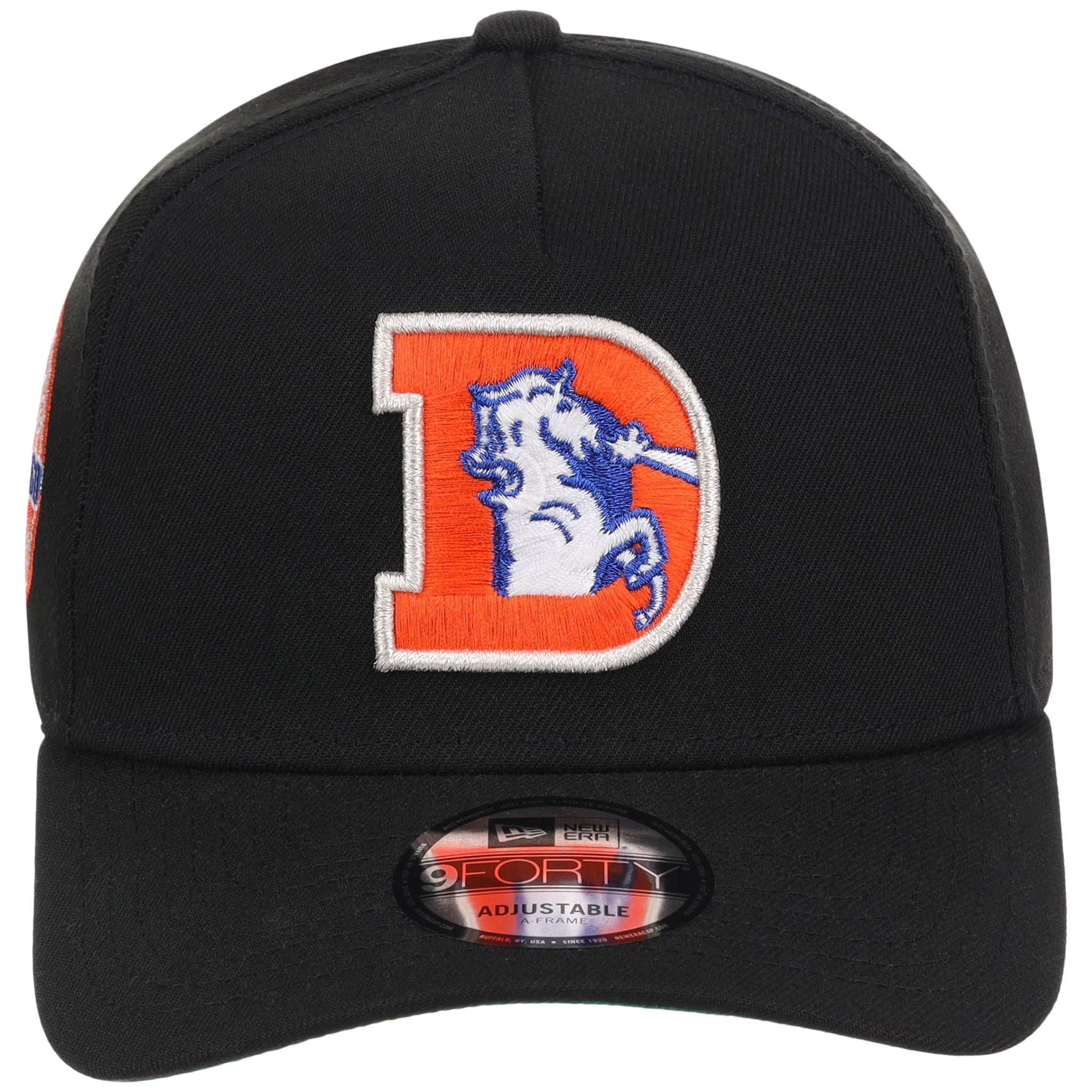 Denver Broncos NFL Black Dome New Era 9FORTY A-Frame