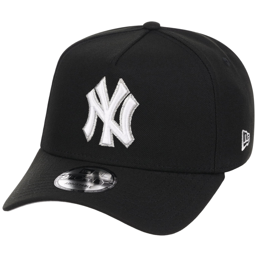 New York Yankees MLB Black x White FASHION CORE New Era 9FORTY A-Frame
