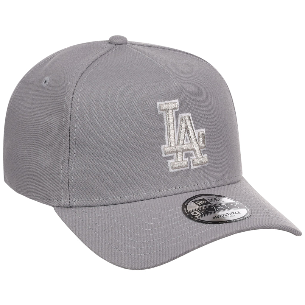 Los Angeles Dodgers MLB Gray x White FASHION CORE New Era 9FORTY A-Frame