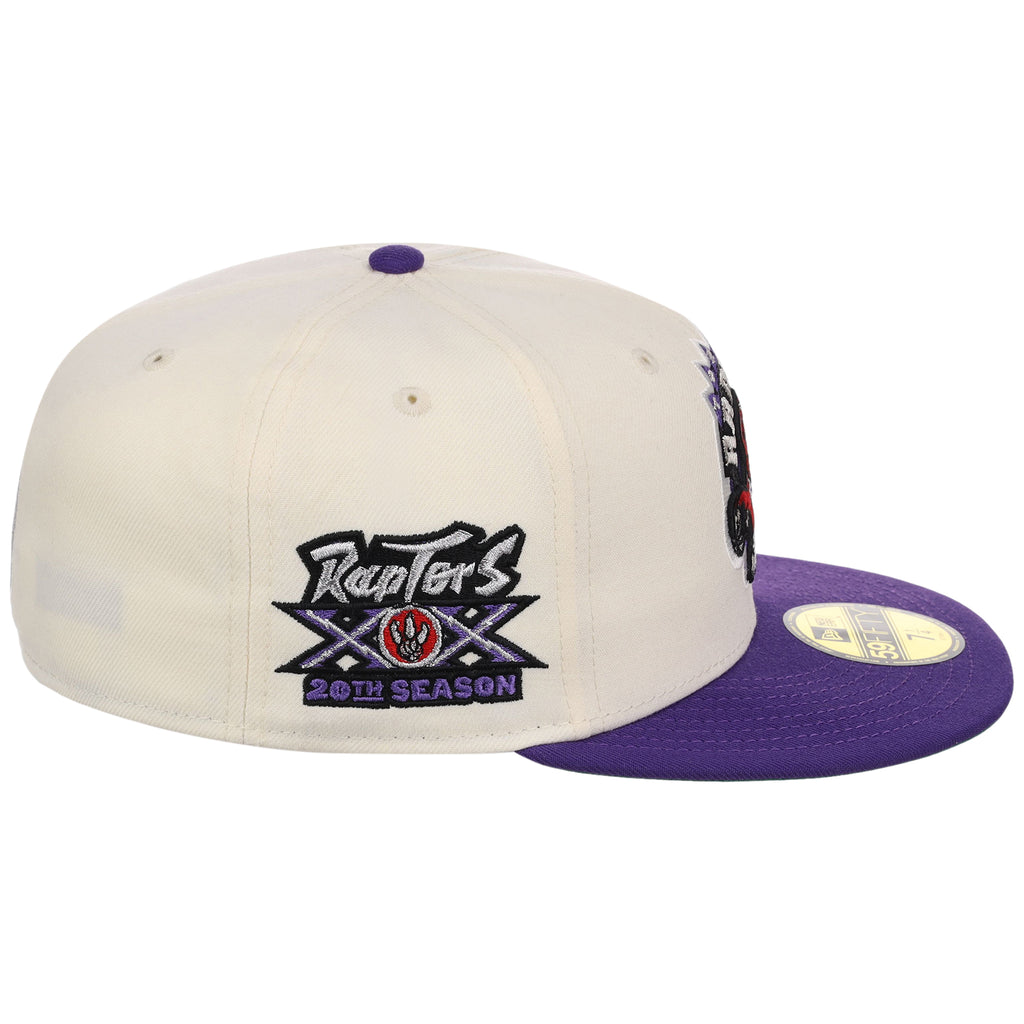 Toronto Raptors NBA Chrome OTC New Era 59FIFTY (Chrome/Purple)