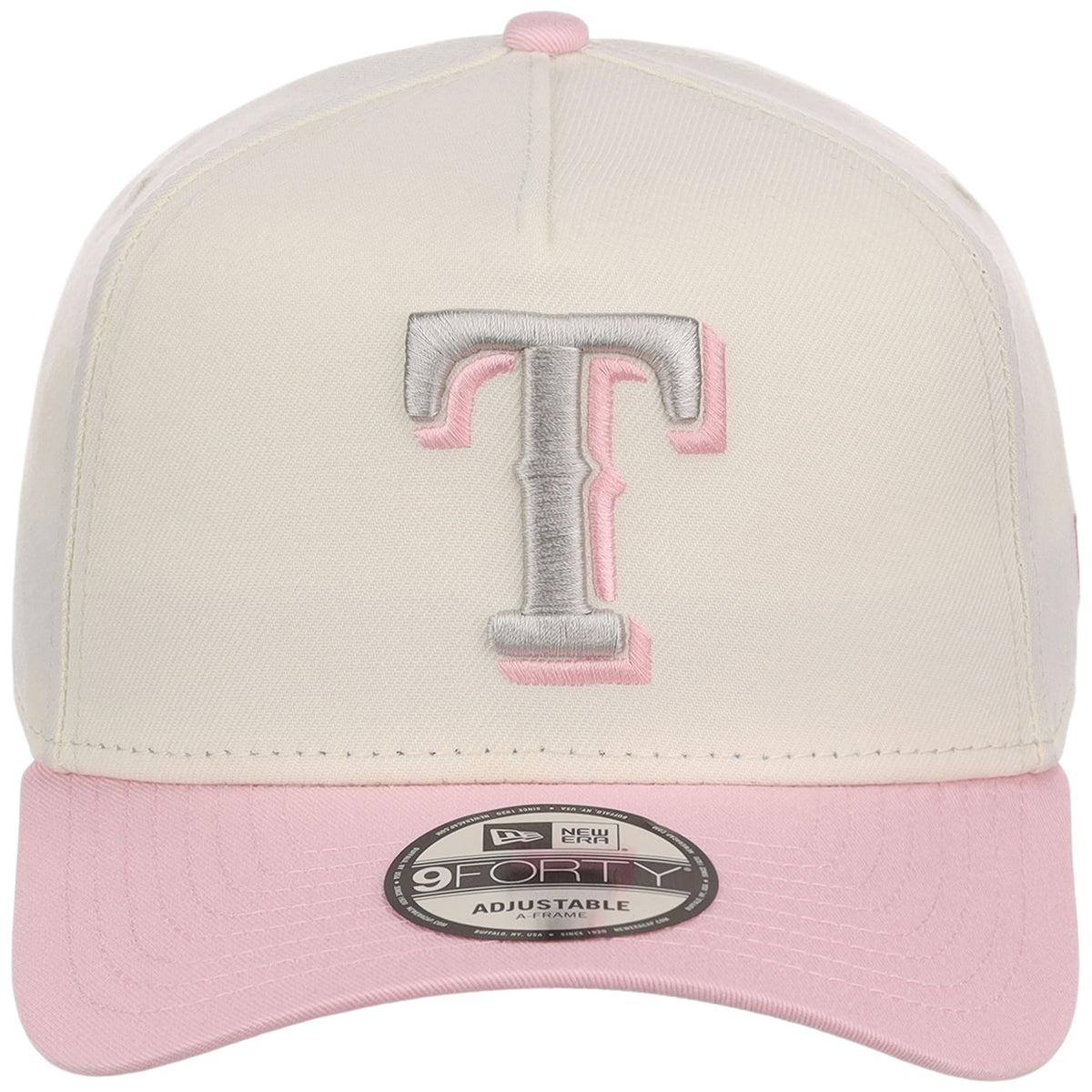 Texas Rangers MLB Chrome x Pink FASHION CORE New Era 9FORTY A-Frame