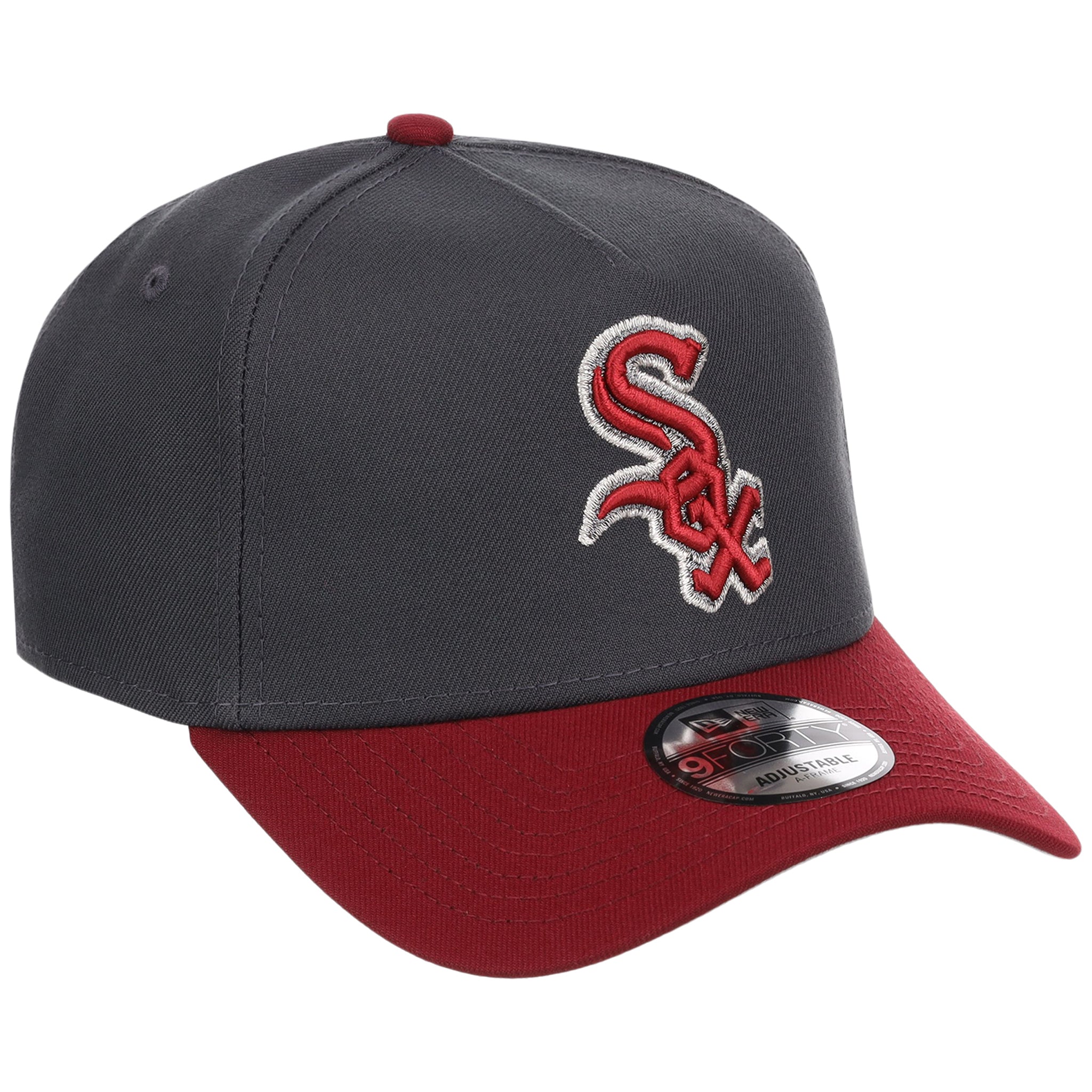 Chicago White Sox MLB Graphite x Cardinal FASHION CORE New Era 9FORTY A-Frame