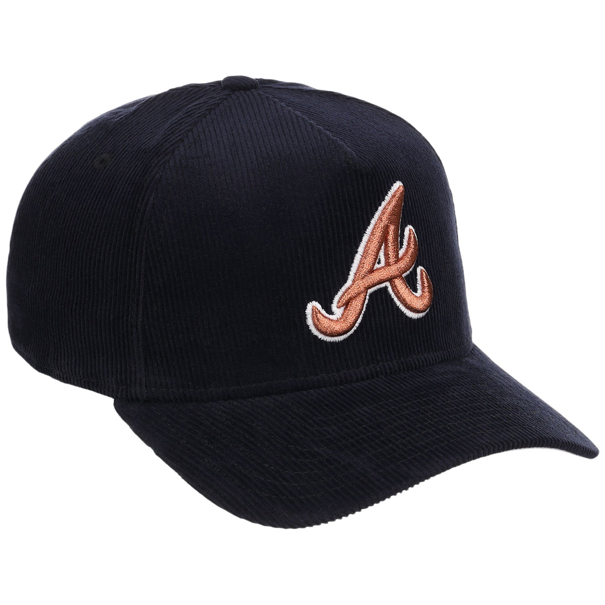 Atlanta Braves MLB Navy Cord FASHION CORE New Era 9FORTY A-Frame