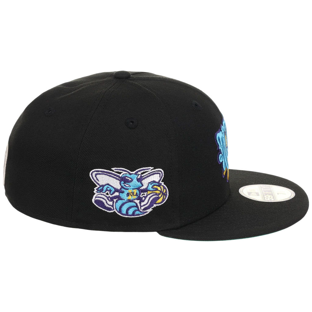 New Orleans Hornets NBA Black Dome New Era 59FIFTY