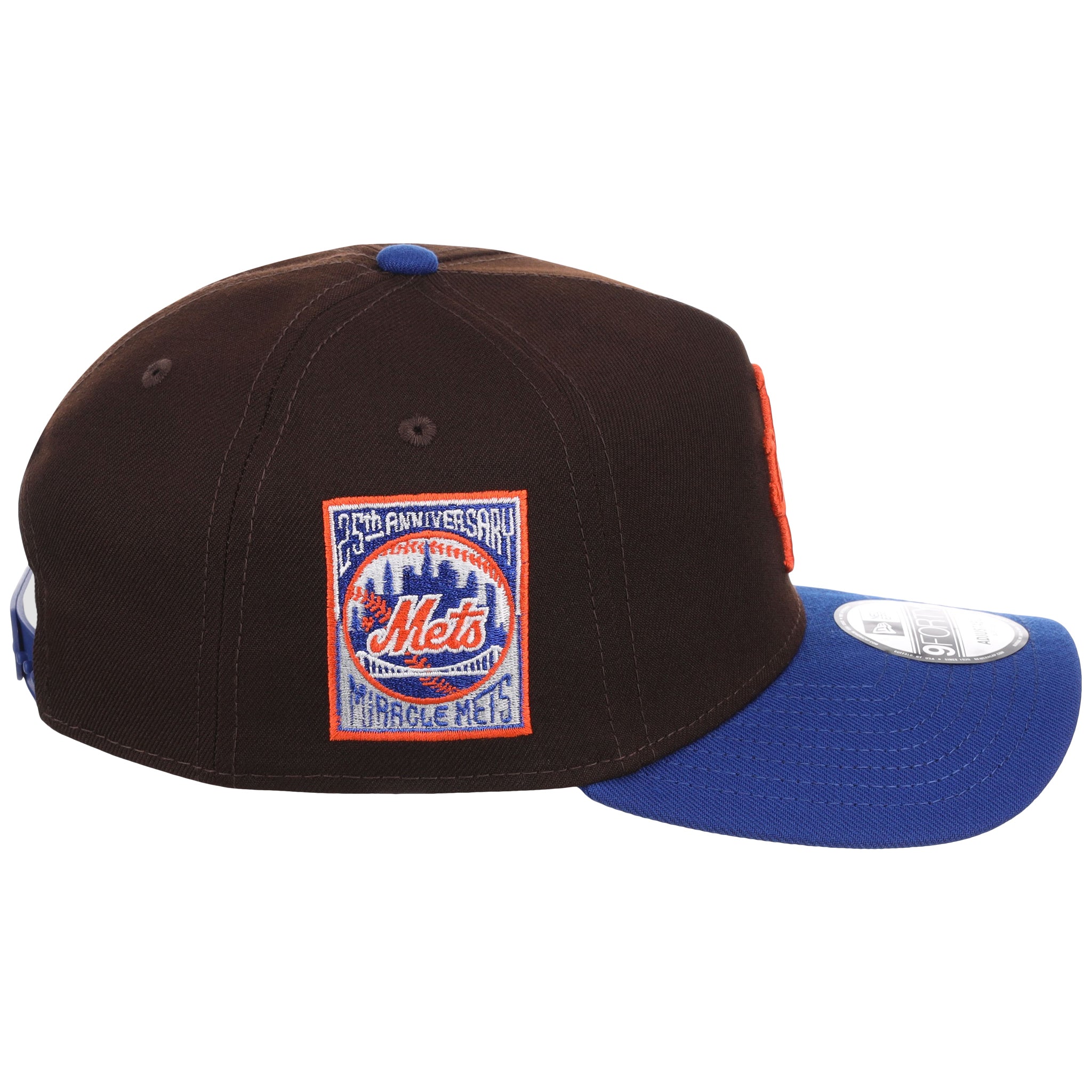 New York Mets MLB Flipmode 2.0 New Era 9FORTY A-Frame (Black/Royal/Gray)