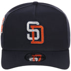 San Diego Padres MLB Diamond Bling New Era 9FORTY A-Frame