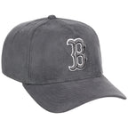 Boston Red Sox MLB Gray x Suede FASHION CORE New Era 9FORTY A-Frame
