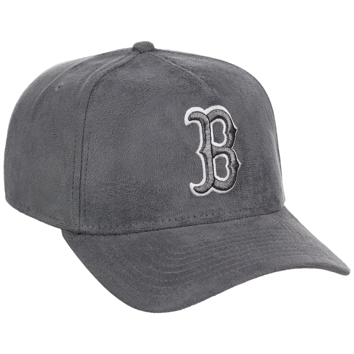 Boston Red Sox MLB Gray x Suede FASHION CORE New Era 9FORTY A-Frame
