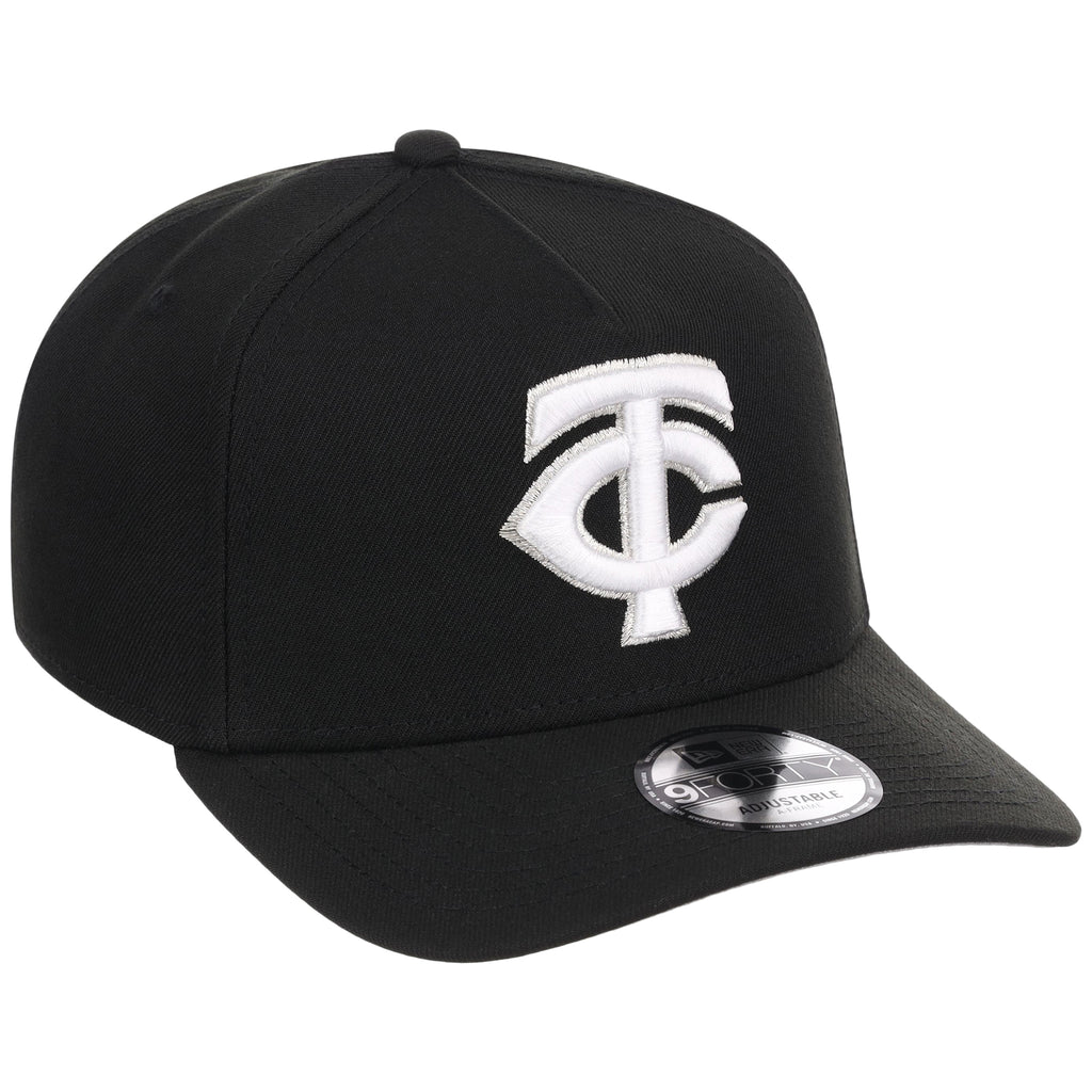 Minnesota Twins MLB Black x White FASHION CORE New Era 9FORTY A-Frame