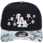 Los Angeles Dodgers Pacific Canvas New Era 9FORTY (Dark Royal/Floral)
