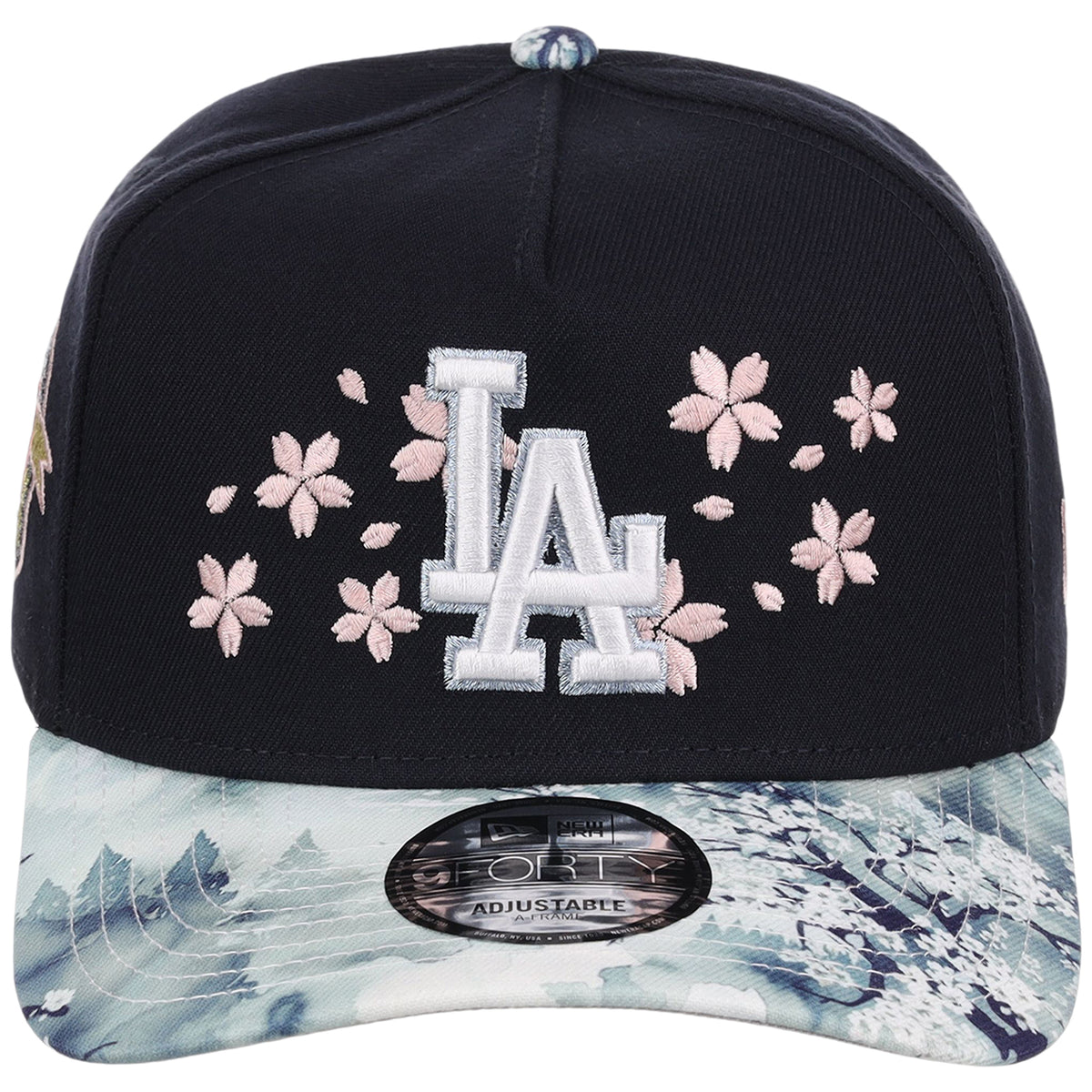 Los Angeles Dodgers Pacific Canvas New Era 9FORTY (Dark Royal/Floral)