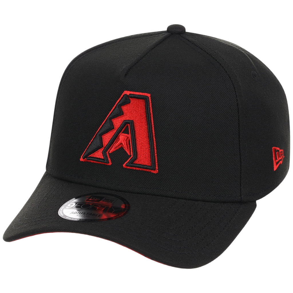 Arizona Diamondbacks MLB Black x Red FASHION CORE New Era 9FORTY A-Frame
