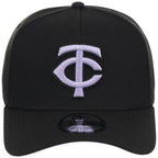 Minnesota Twins MLB Black x Lavender FASHION CORE New Era 9FORTY A-Frame