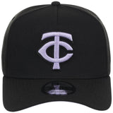 Minnesota Twins MLB Black x Lavender FASHION CORE New Era 9FORTY A-Frame