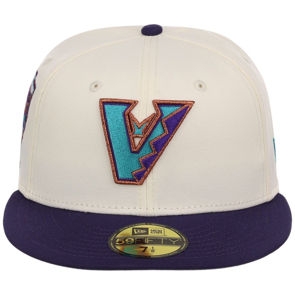 Arizona Diamondbacks MLB Flipmode 2.0 New Era 59FIFTY (Chrome/Purple/Gray)