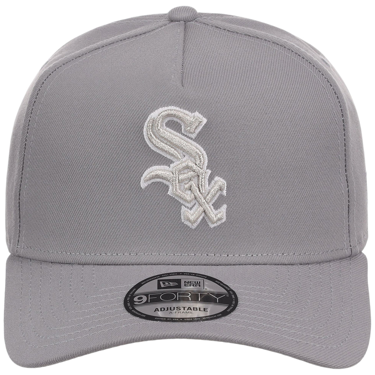 Chicago White Sox MLB Gray x White FASHION CORE New Era 9FORTY A-Frame