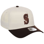 Seattle Mariners MLB Chrome x Burnt Wood FASHION CORE New Era 9FORTY A-Frame