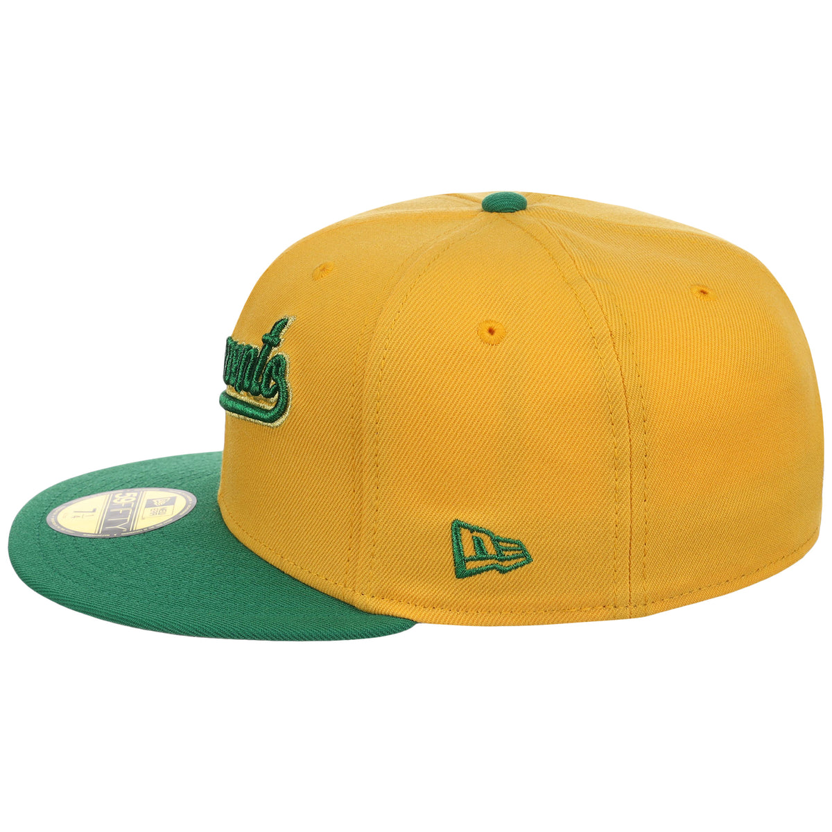 Oakland Athletics Variety New Era 59FIFTY (Yellow/Green)
