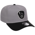 Milwaukee Brewers MLB Gray x Black FASHION CORE New Era 9FORTY A-Frame