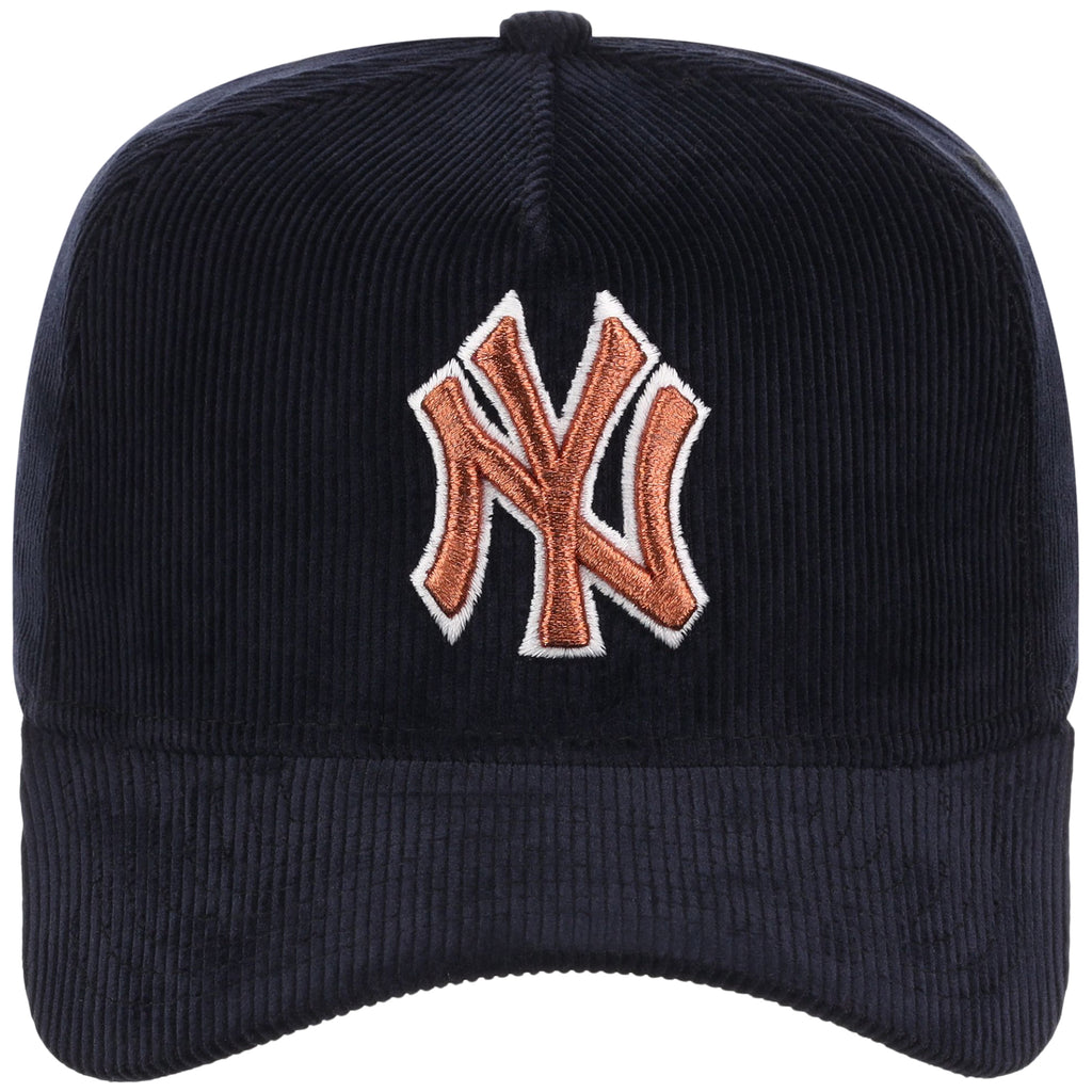 New York Yankees MLB Navy Cord FASHION CORE New Era 9FORTY A-Frame