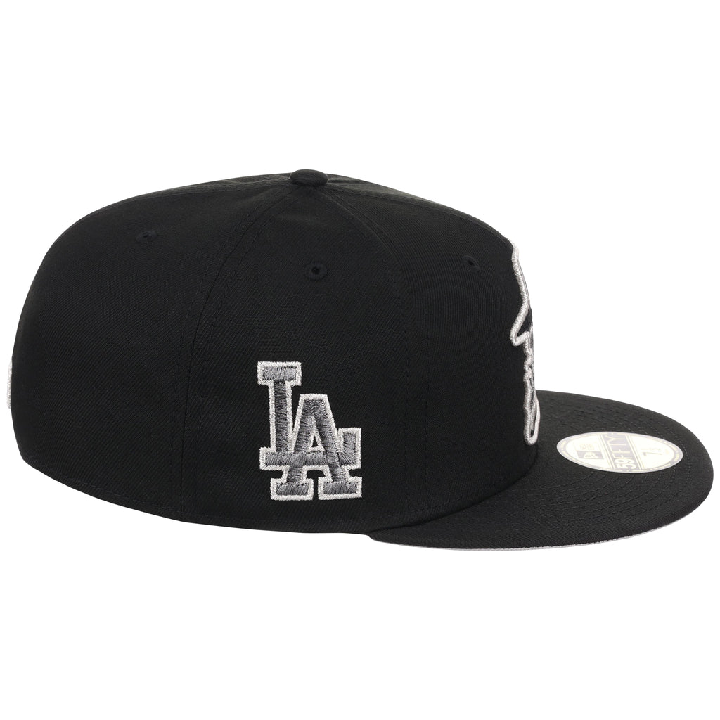 Los Angeles Dodgers MLB Friday Flux New Era 59FIFTY - Black/Black