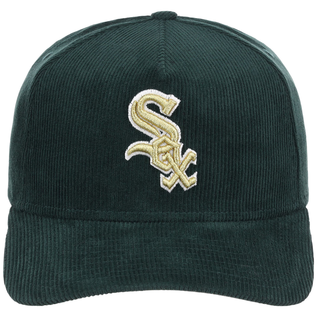 Chicago White Sox MLB Dark Green Cord FASHION CORE New Era 9FORTY A-Frame