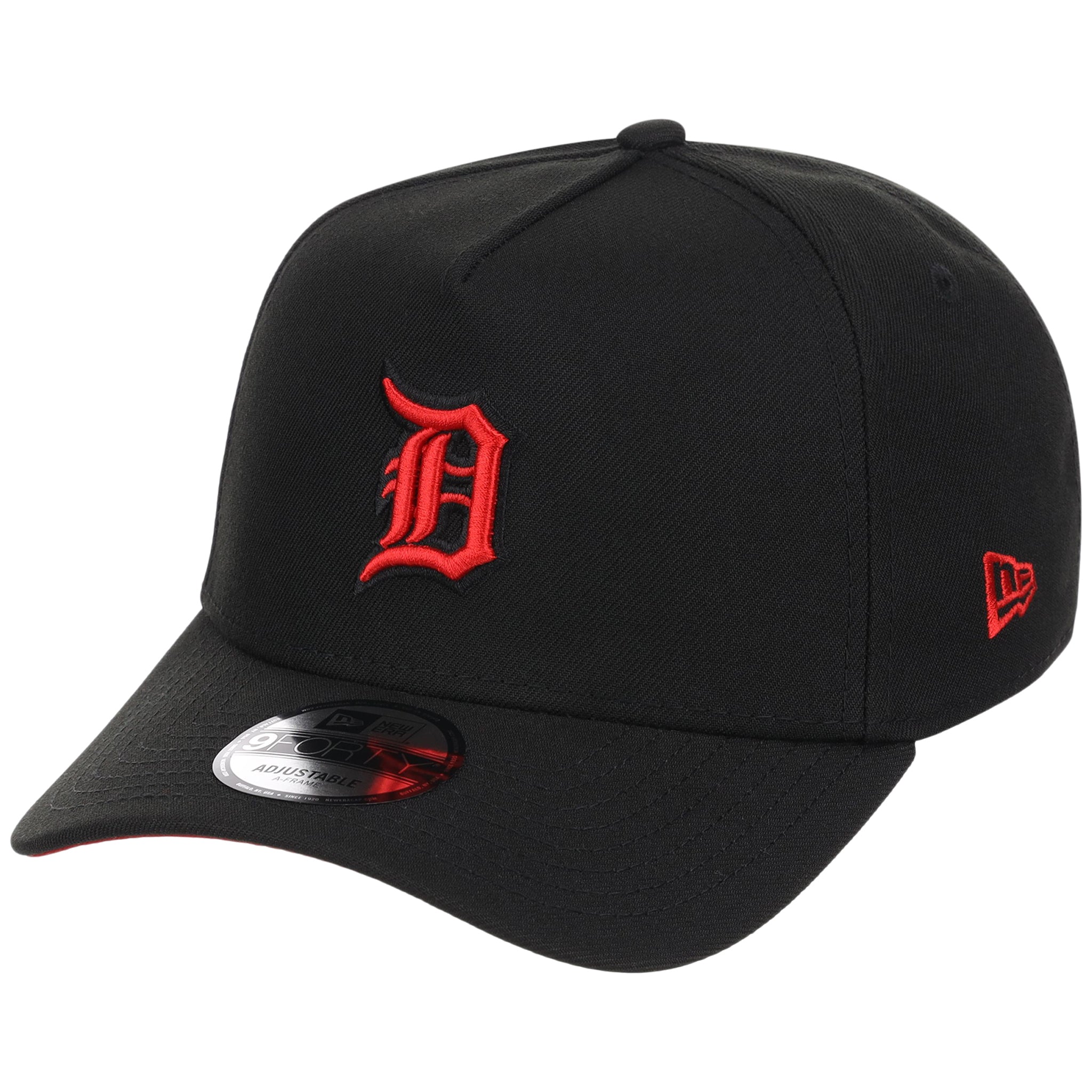 Detroit Tigers MLB Black x Red FASHION CORE New Era 9FORTY A-Frame
