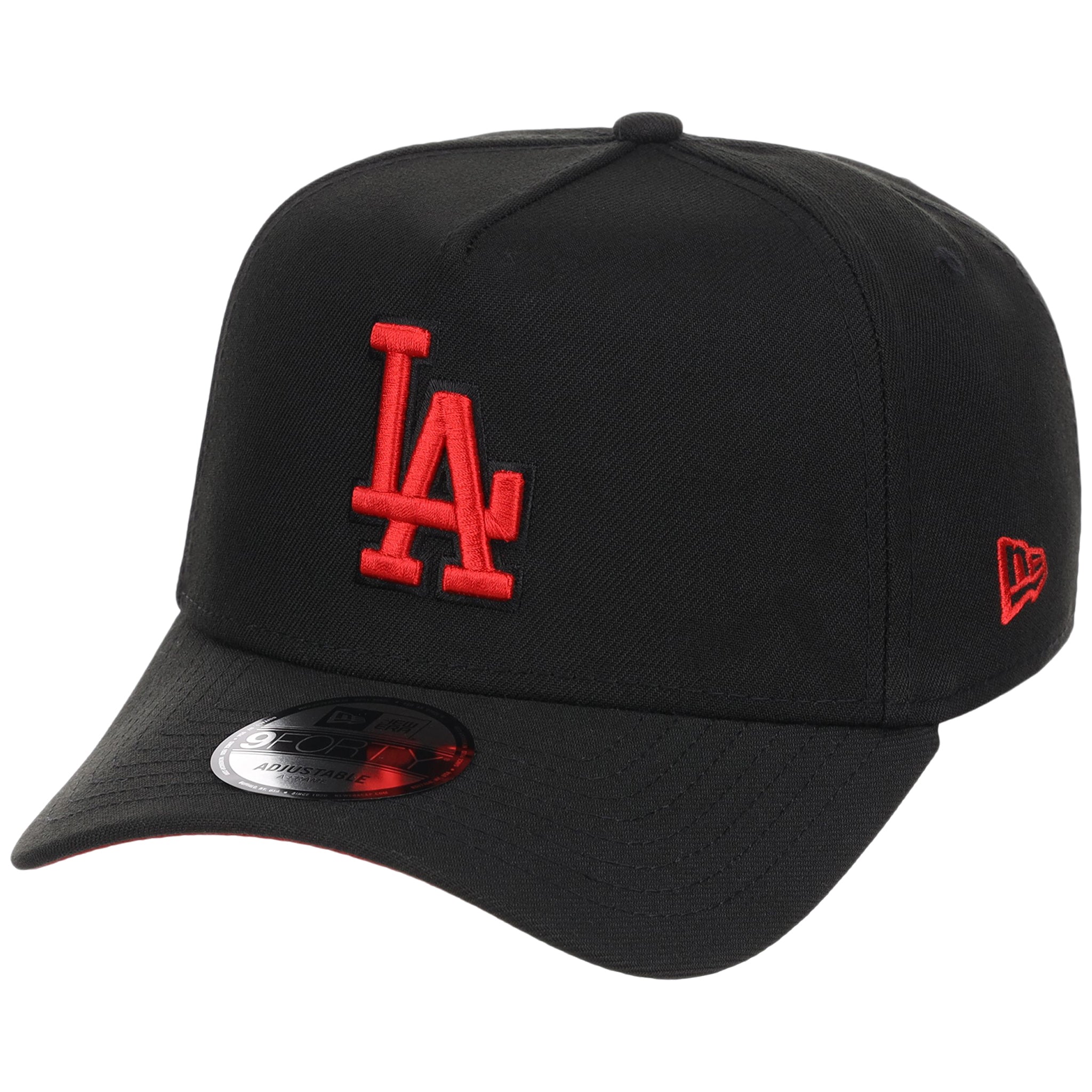 Los Angeles Dodgers MLB Black x Red FASHION CORE New Era 9FORTY A-Frame