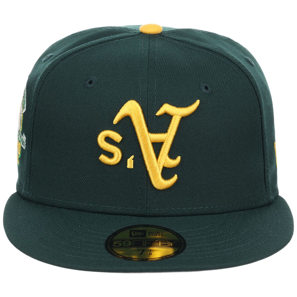 Oakland Athletics MLB Flipmode 2.0 New Era 59FIFTY (Dark Green/Dark Green/Gray)