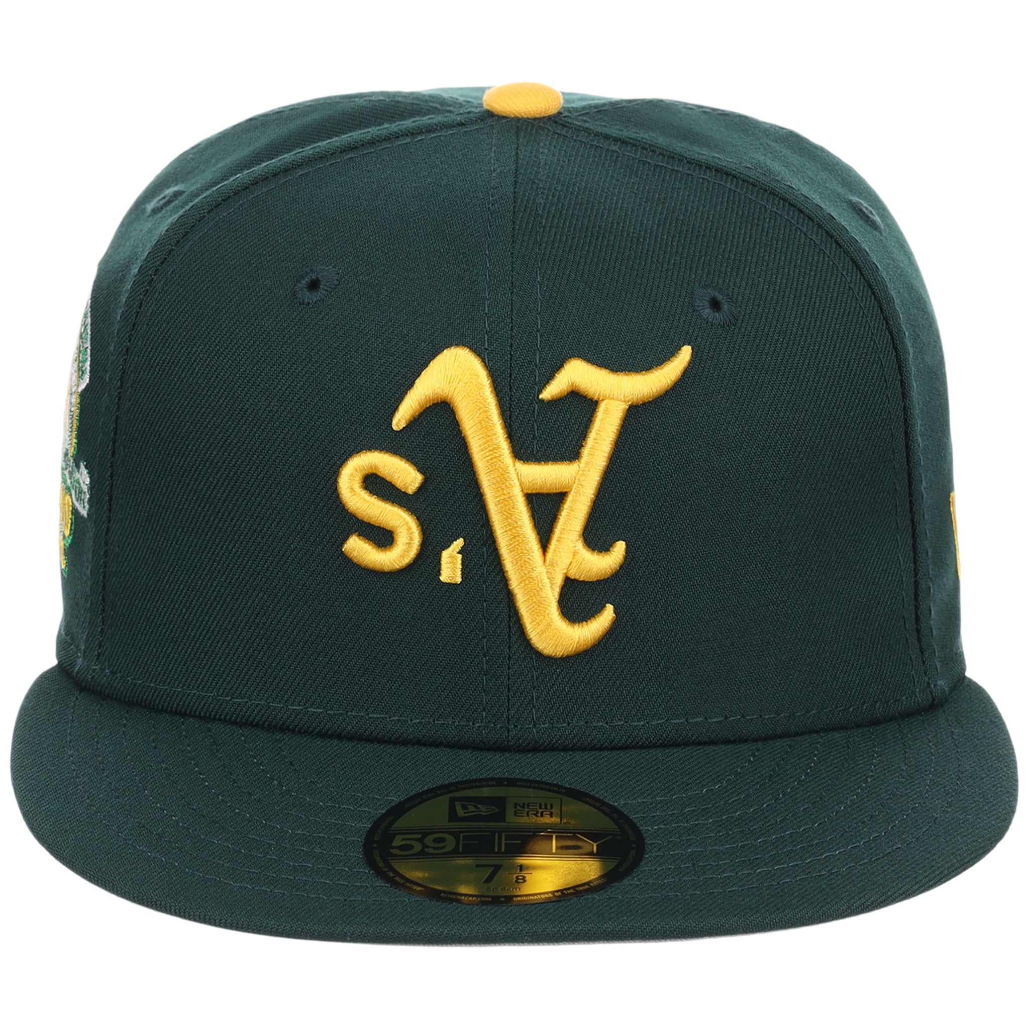 Oakland Athletics MLB Flipmode 2.0 New Era 59FIFTY (Dark Green/Dark Green/Gray)