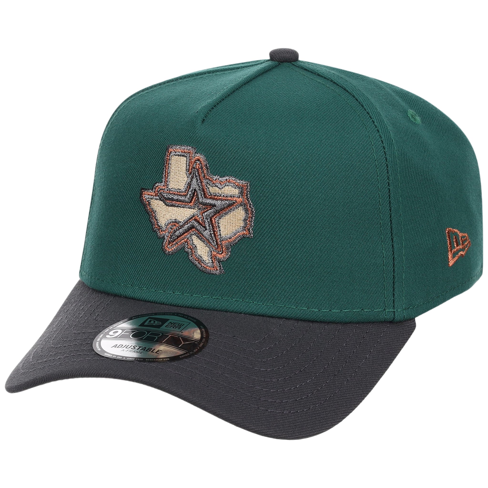 Houston Astros MLB Emerald Graphite New Era 9FORTY