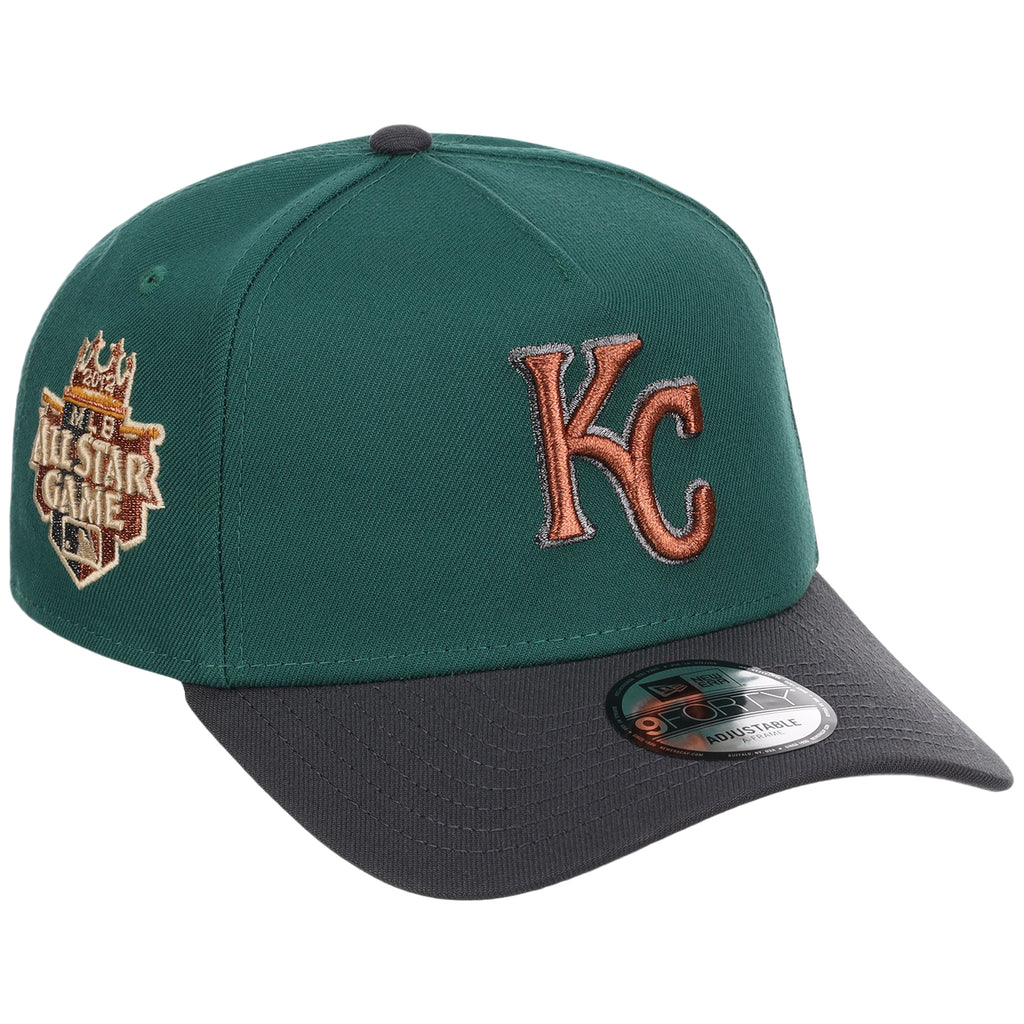 Kansas City Royals MLB Emerald Graphite New Era 9FORTY