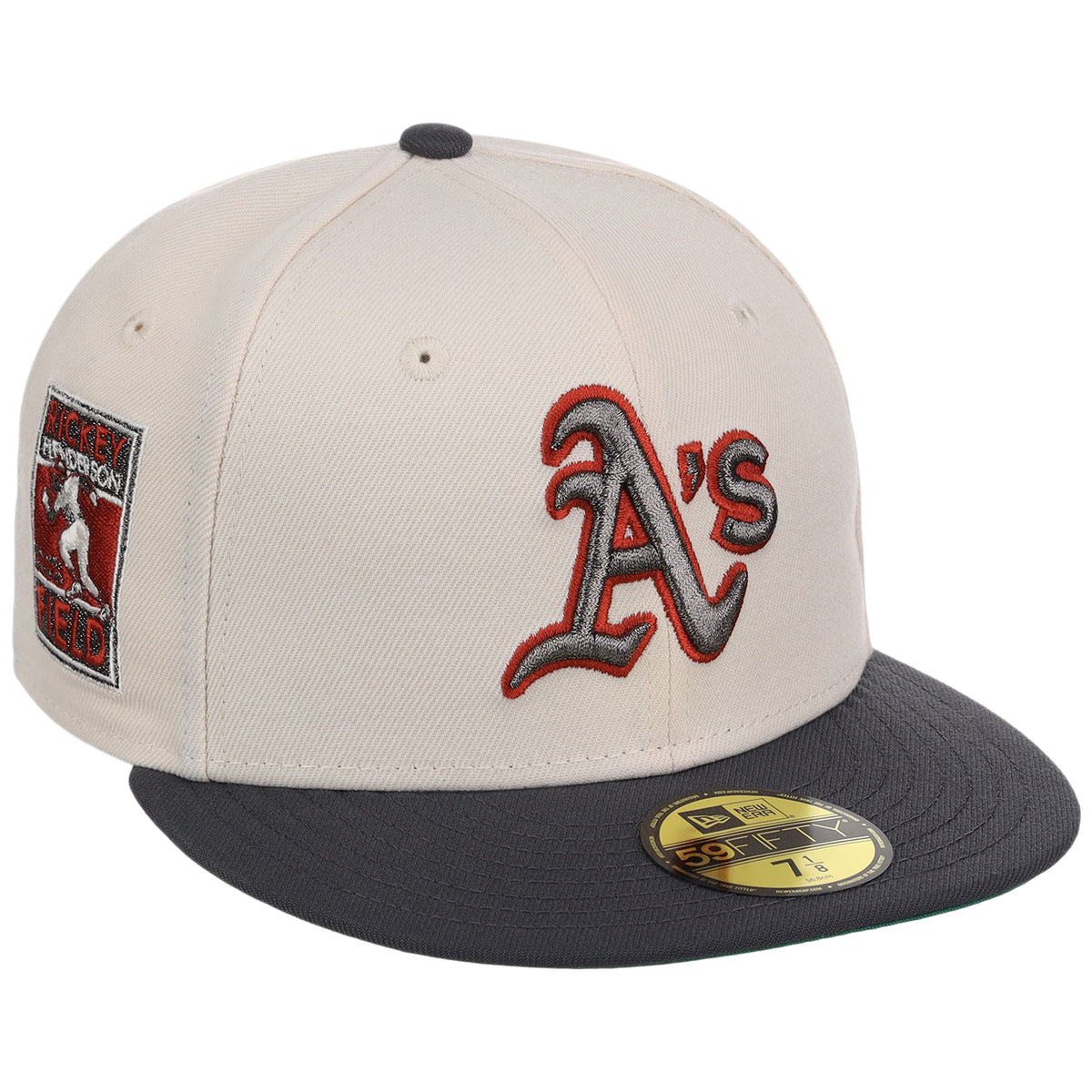 Oakland Athletics MLB Cream x Graphite New Era 59FIFTY