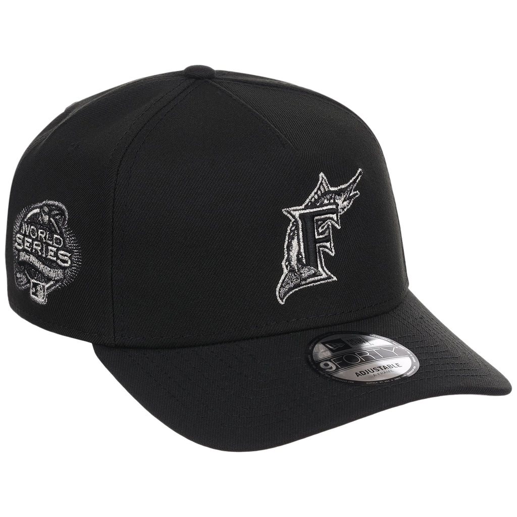 Florida Marlins MLB Liquid Titanium New Era 9FORTY A-Frame