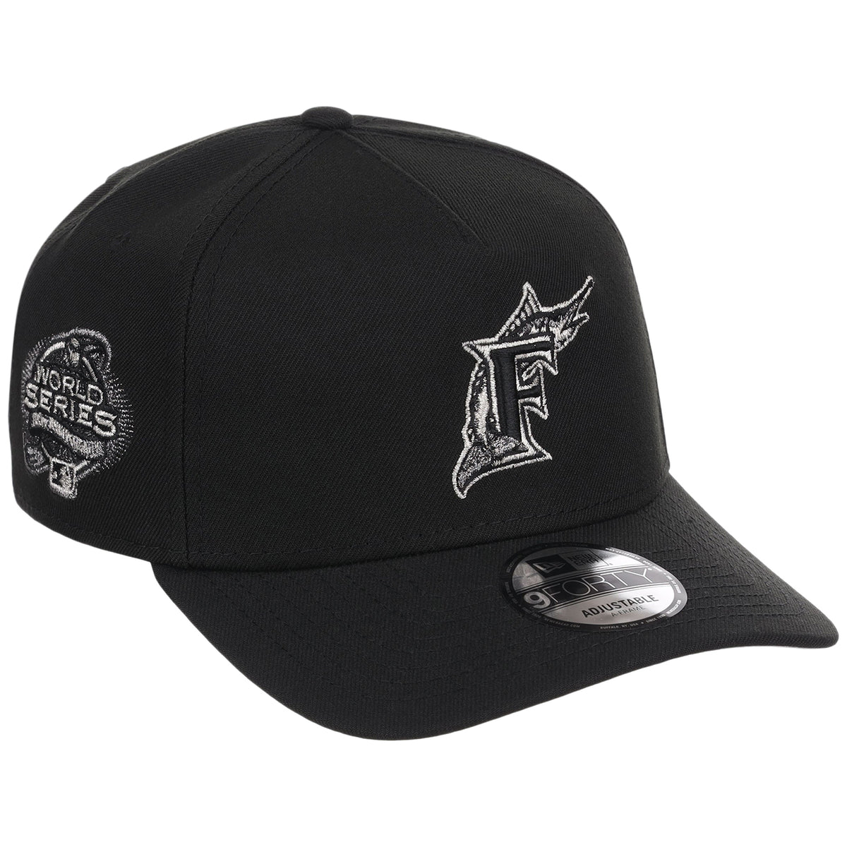 Florida Marlins MLB Liquid Titanium New Era 9FORTY A-Frame