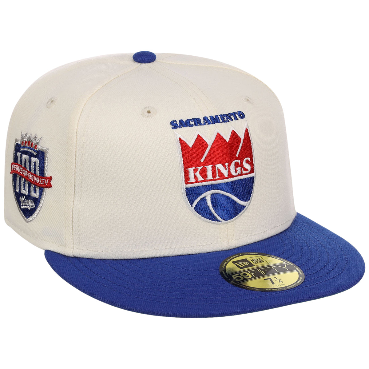 Sacramento Kings NBA Chrome OTC New Era 59FIFTY (Chrome/Royal)