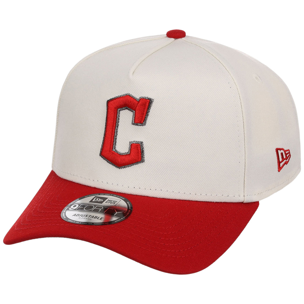 Cleveland Guardians MLB Chrome x Red FASHION CORE New Era 9FORTY A-Frame